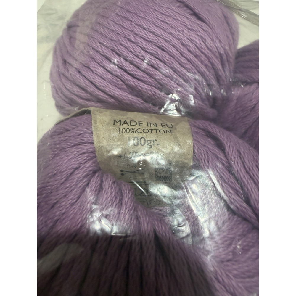 Cotton Yarn Lot Of 3